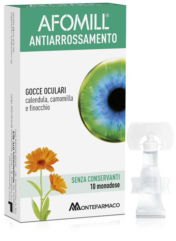 AFOMILL ANTIARROSSAMENTO SENZA CONSERVANTI 10 FIALE DA 0,5 ML - FarmaLucia