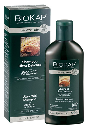 BIOKAP BELLEZZA BIO SHAMPOO ULTRA DELICATO COSMOS ECOCERT 200 ML BIOSLINE - FarmaLucia