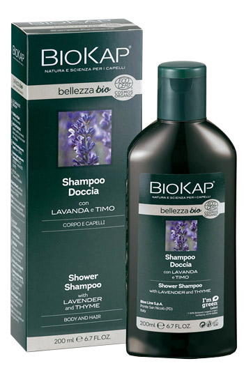 BIOKAP BELLEZZA BIO SHAMPOO DOCCIA COSMOS ECOCERT 200 ML BIOSLINE - FarmaLucia