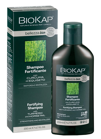 BIOKAP BELLEZZA BIO SHAMPOO FORTIFICANTE COSMOS ECOCERT 200 ML BIOSLINE - FarmaLucia
