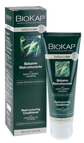 BIOKAP BELLEZZA BIO BALSAMO RISTRUTTURANTE COSMOS ECOCERT 125 ML BIOSLINE - FarmaLucia