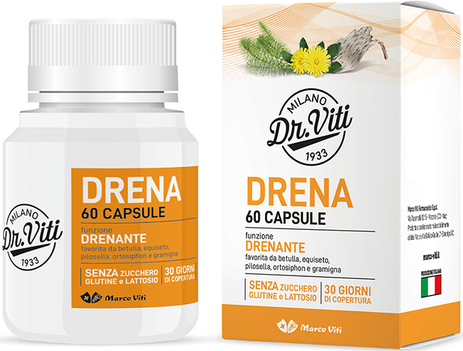 DRENA FORTE 60 CAPSULE - FarmaLucia