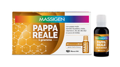 MASSIGEN PAPPA REALE 10 FLACONI DA 25 ML - FarmaLucia
