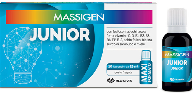 MASSIGEN JUNIOR 10 FLACONI DA 25 ML - FarmaLucia