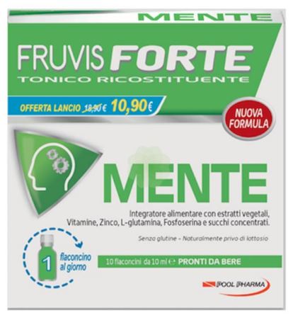 FRUVIS FORTE MENTE 10 FLACONCINI DA 10 ML - FarmaLucia
