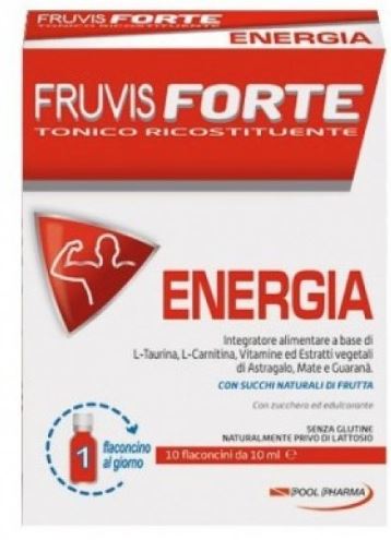 FRUVIS FORTE ENERGIA 10 FLACONCINI DA 10 ML - FarmaLucia