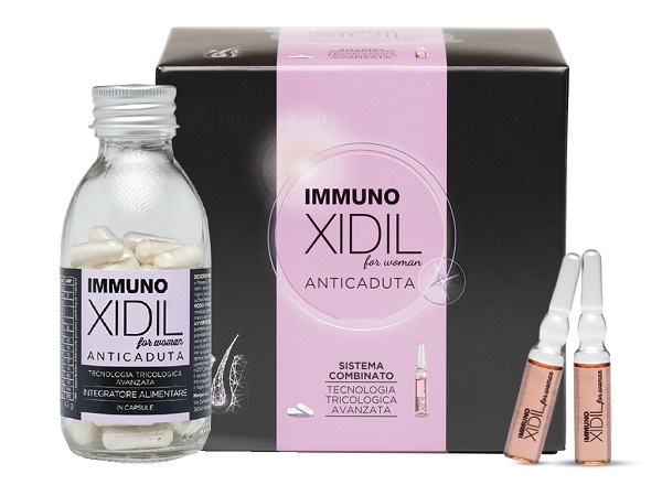 IMMUNOXIDIL DONNA KIT 60 CAPSULE + 15 FIALE - FarmaLucia