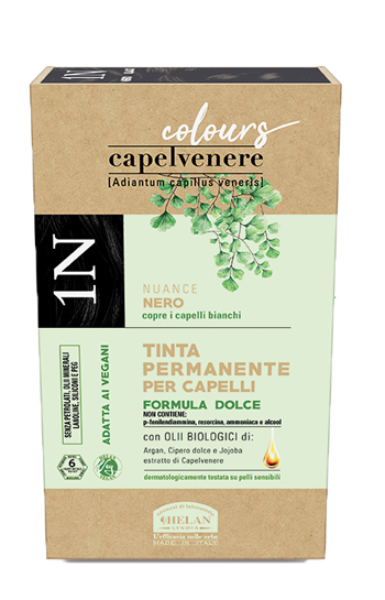 CAPELVENERE COLOURS TINTA CAPELLI 1N NERO - FarmaLucia