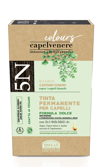 CAPELVENERE COLOURS TINTA CAPELLI 5N CASTANO CHIARO - FarmaLucia