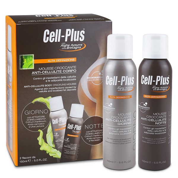 CELL PLUS ALTA DEFINIZIONE MOUSSE CROCCANTE GIORNO E NOTTE EDIZIONE LIMITATA 150 ML X 2 - FarmaLucia