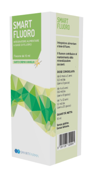 SMART FLUORO GOCCE 10 ML GUSTO CREMA VANIGLIA - FarmaLucia