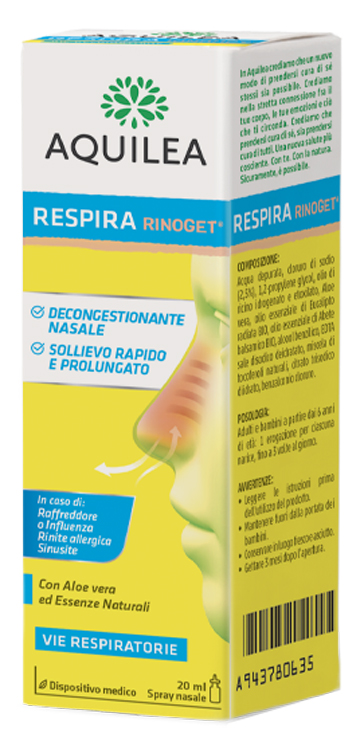 AQUILEA RESPIRA RINOGET 20 ML - FarmaLucia