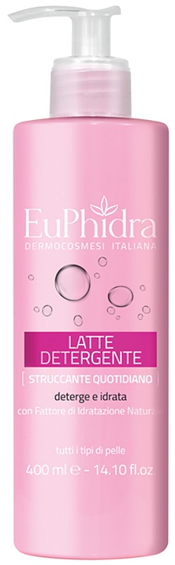 EUPHIDRA LATTE DETERGENTE STRUCCANTE QUOTIDIANO 400 ML - FarmaLucia