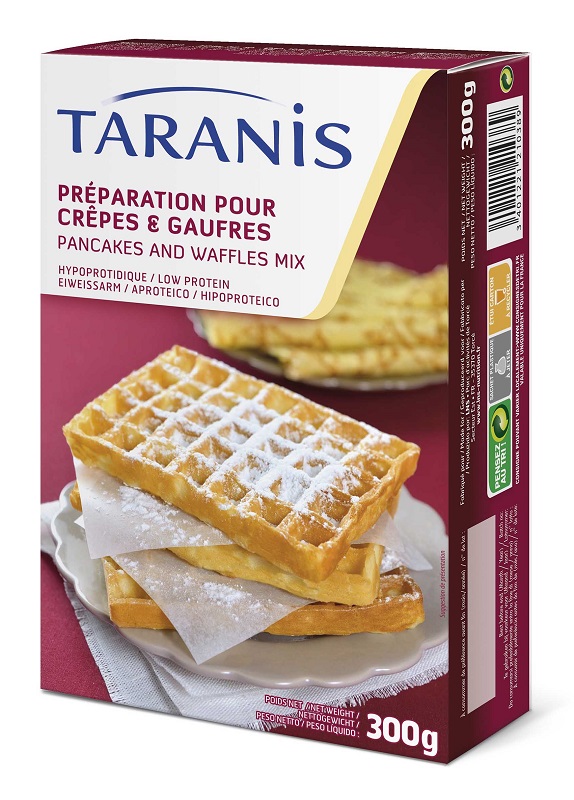 TARANIS PREPARATO PER CREPES E WAFFLES 300 G - FarmaLucia