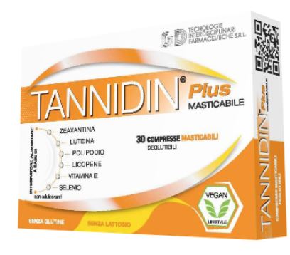TANNIDIN PLUS 30 COMPRESSE MASTICABILI - FarmaLucia
