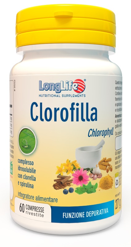 LONGLIFE CLOROFILLA 60 COMPRESSE RIVESTITE - FarmaLucia