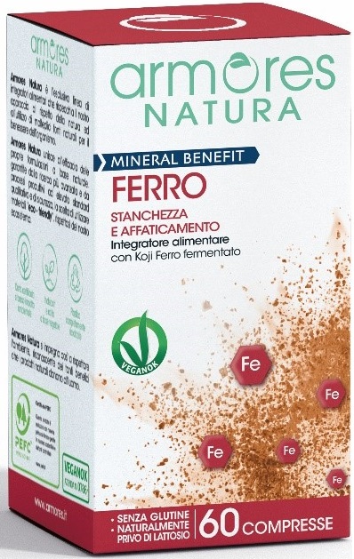 ARMORES MINERAL BENEFIT FERRO 60 COMPRESSE - FarmaLucia