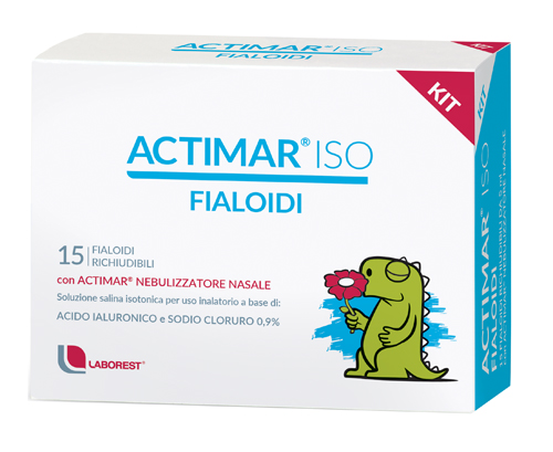 ACTIMAR ISO FIALOIDI KIT 15 FIALOIDI DA 5ML CON NEBULIZZATORE NASALE - FarmaLucia