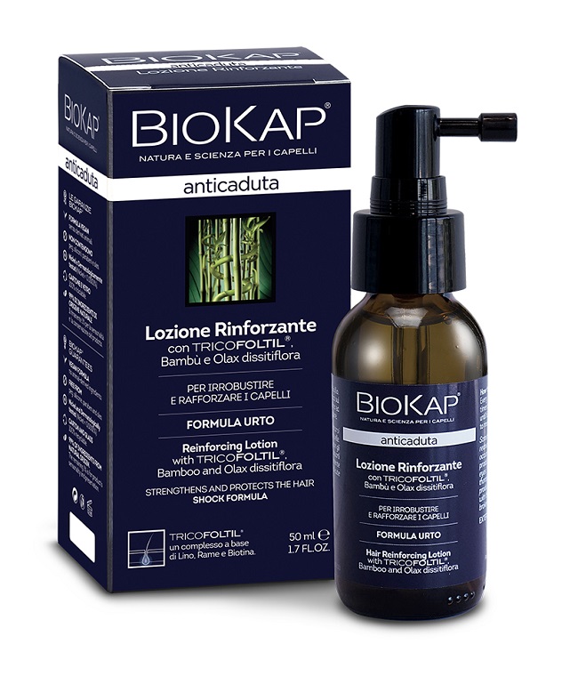 BIOKAP LOZIONE RINFORZANTE ANTICADUTA CON TRICOFOLTIL NUOVA FORMULA 50 ML - FarmaLucia