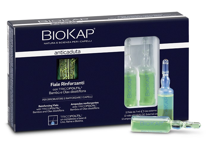 BIOKAP FIALE RINFORZANTI ANTICADUTA CON TRICOLTIL 12 PEZZI DA 7 ML NEW - FarmaLucia