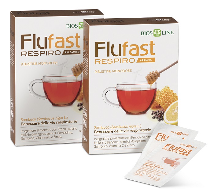 APIX PROPOLI FLUFAST RESPIRO BALSAMICO 9 BUSTE BIOSLINE - FarmaLucia