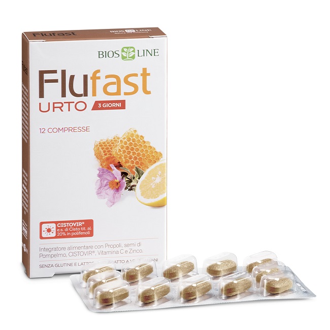 APIX PROPOLI FLUFAST URTO 3 GIORNI 12 COMPRESSE BIOSLINE - FarmaLucia