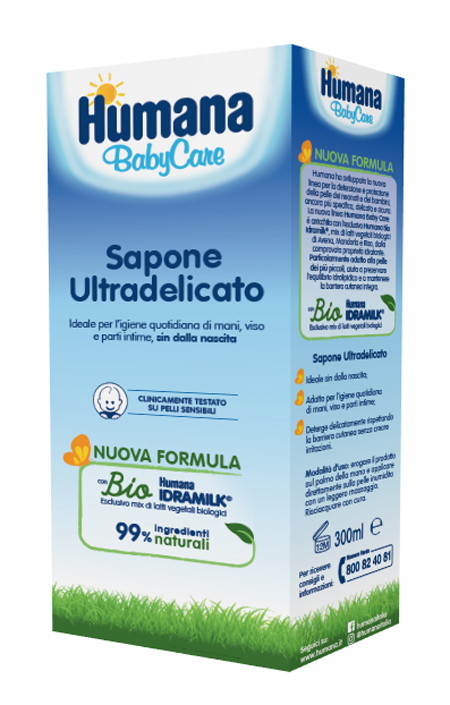 HUMANA BABY CARE SAPONE LIQUIDO 300 ML - FarmaLucia