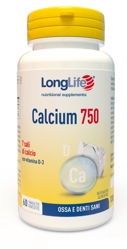 LONGLIFE CALCIUM 750 MG 60 TAVOLETTE - FarmaLucia