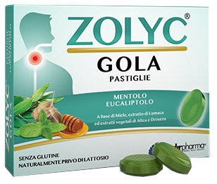 ZOLYC GOLA MENTOLO/EUCALIPTO 36 PASTIGLIE - FarmaLucia