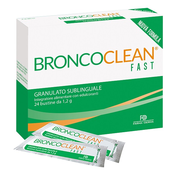 BRONCOCLEAN FAST GRANULATO SUBLINGUALE 24 BUSTINE - FarmaLucia