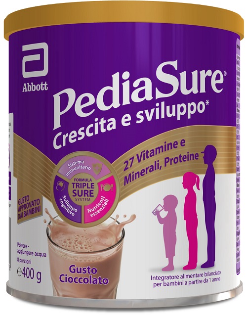 PEDIASURE CRESCITA&SVILUPPO CIOCCOLATO 400 G - FarmaLucia