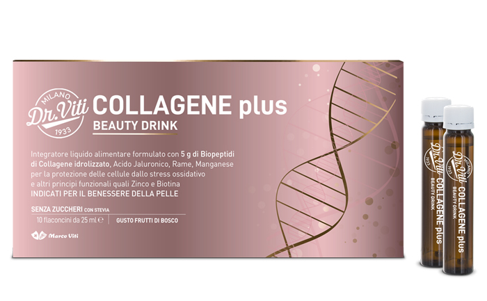 DR VITI COLLAGENE BEAUTY DRINK PLUS 250 ML - FarmaLucia