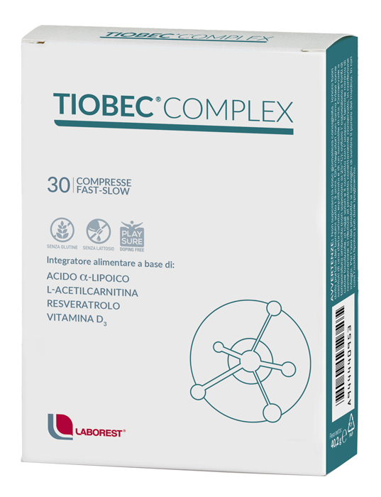 TIOBEC COMPLEX 30 COMPRESSE FAST SLOW - FarmaLucia