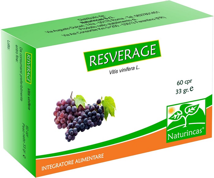 RESVERAGE NATURINCAS 60 CAPSULE - FarmaLucia