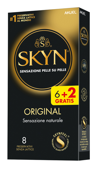 AKUEL SKYN ORIGINAL SENSAZIONE NATURALE 6 PEZZI + 2 OMAGGIO - FarmaLucia