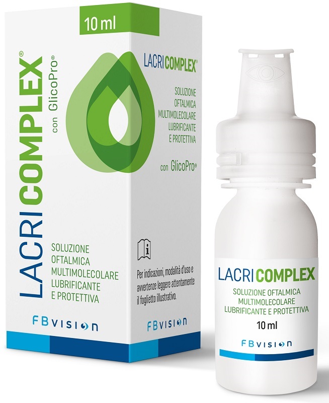 LACRICOMPLEX SOLUZIONE OFTALMICA MULTIMOLECOLARE LUBRIFICANTE PROTETTIVA 10 ML - FarmaLucia