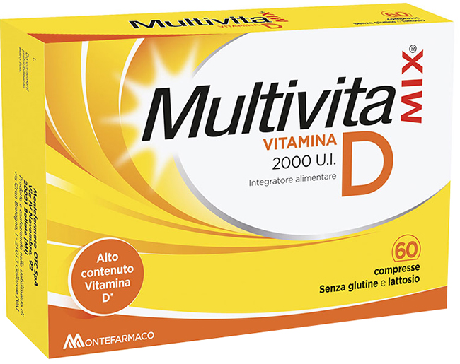 MULTIVITAMIX VITAMINA D 2000 UI 60 COMPRESSE - FarmaLucia