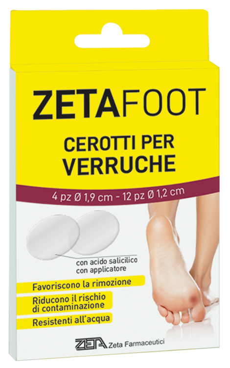 ZETAFOOT CEROTTO VERRUCHE ASSORTITO 16 PEZZI - FarmaLucia
