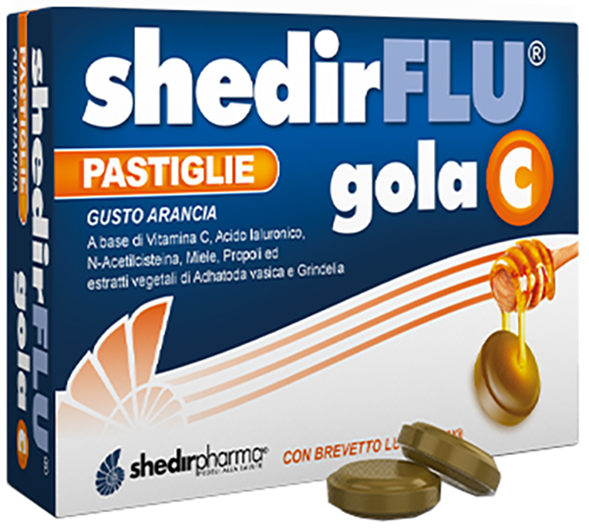 SHEDIRFLU GOLA C ARANCIA 36 PASTIGLIE - FarmaLucia