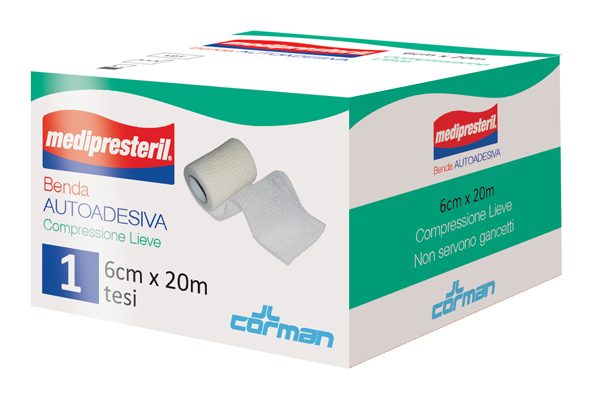 MEDIPRESTERIL BENDA AUTOADESIVA 6X2000 CM 1 PEZZO - FarmaLucia