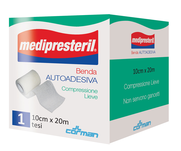 MEDIPRESTERIL BENDA AUTOADESIVA 10X2000 CM 1 PEZZO - FarmaLucia