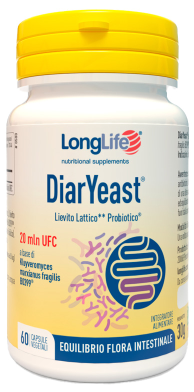 LONGLIFE DIARYEAST 60 CAPSULE VEGETALI - FarmaLucia