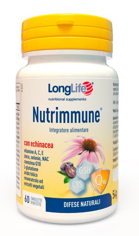 LONGLIFE NUTRIMMUNE 60 TAVOLETTE RIVESTITE - FarmaLucia