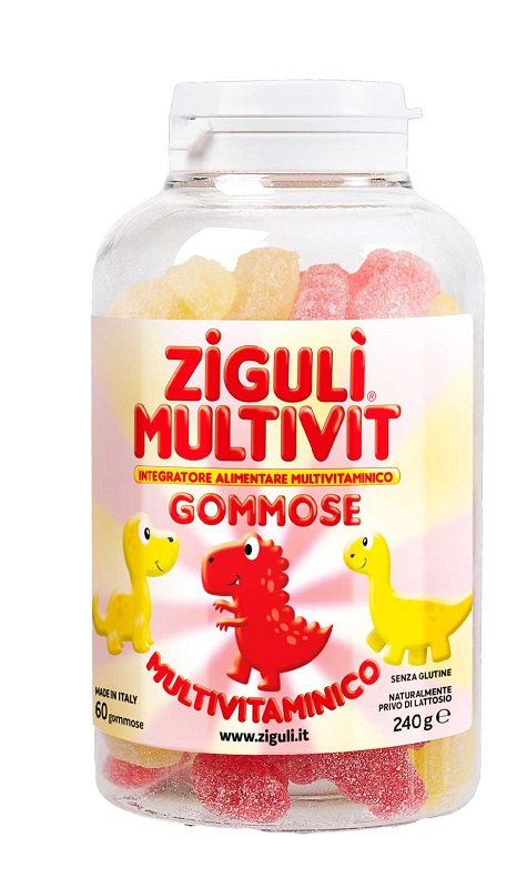 ZIGULI MULTIVIT FRAGOLA E BANANA 60 GOMMOSE - FarmaLucia