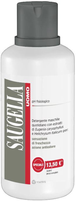 SAUGELLA UOMO DETERGENTE 500 ML TAGLIO PREZZO - FarmaLucia