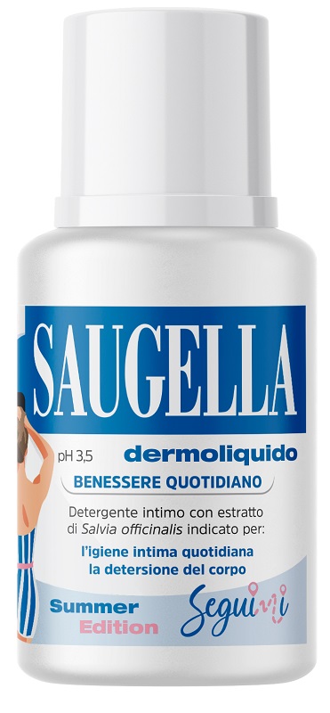 SAUGELLA DERMOLIQUIDO PH 3,5 BENESSERE QUOTIDIANO DETERGENTE INTIMO 100 ML - FarmaLucia