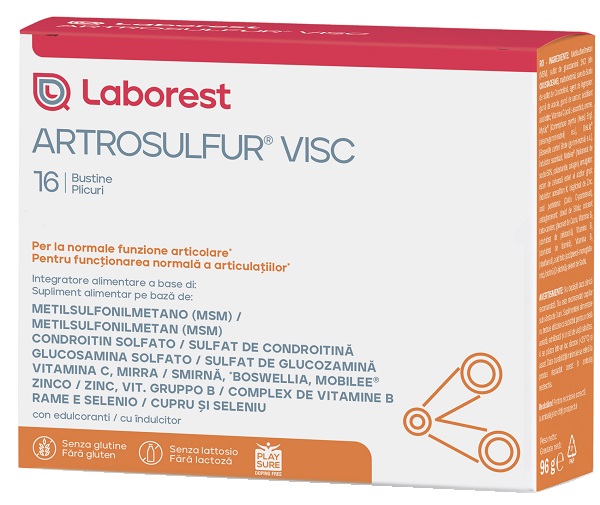 ARTROSULFUR VISC 16 BUSTINE DA 6 G - FarmaLucia