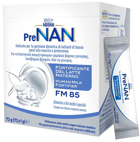 PRENAN FORTIFICANTE DEL LATTE MATERNO FM85 72 BUSTINE X 1 G - FarmaLucia