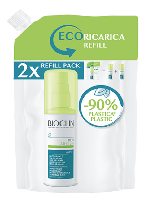BIOCLIN DEO 24H FRESH VAPO RICARICA 200 ML - FarmaLucia