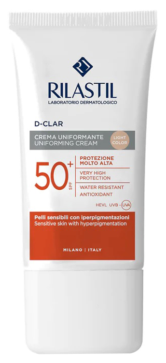 RILASTIL SUN SYSTEM D-CLAR LIGHT SPF50+ 40 ML - FarmaLucia